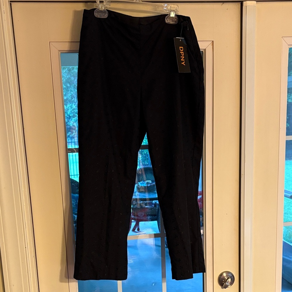 DPNY Black Straight Leg Women's Pants